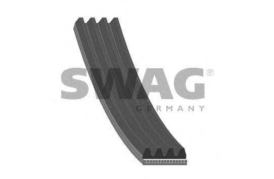 Curea transmisie cu caneluri MITSUBISHI COLT Mk IV (CA_A), MITSUBISHI LIBERO V (CB/D_A), MITSUBISHI CHARIOT (N3_W, N4_W) - SWAG 80 92 8772