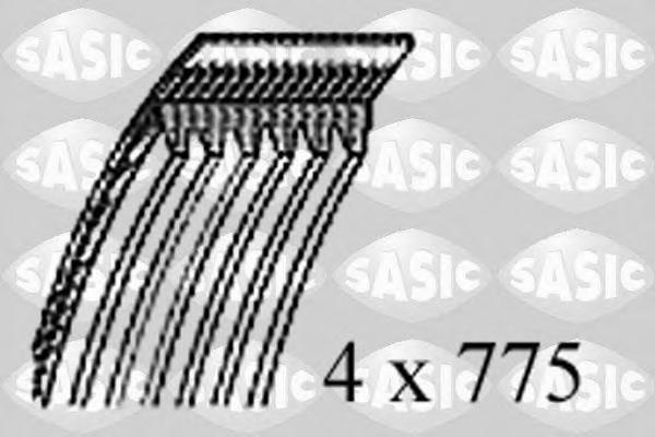 Curea transmisie cu caneluri MITSUBISHI COLT Mk IV (CA_A), ROVER 100 / METRO (XP), MITSUBISHI LIBERO V (CB/D_A) - SASIC 1774011