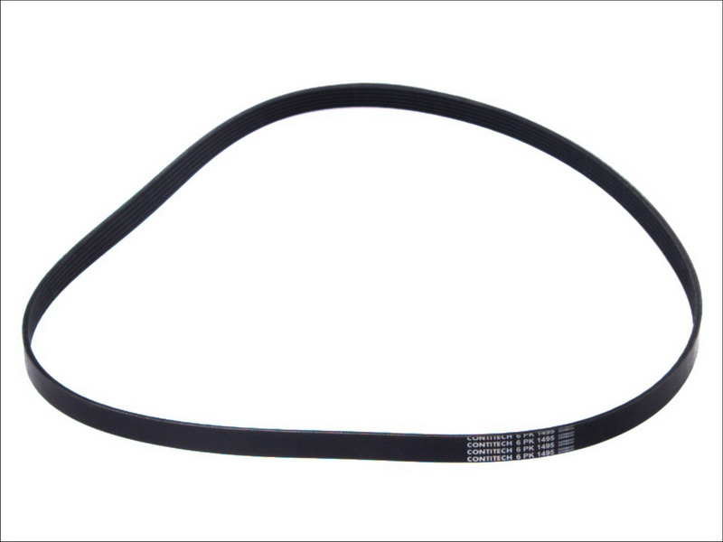 Curea transmisie cu caneluri Multi-V-belt 6PK1495 CADILLAC ESCALADE CHEVROLET TAHOE CITROEN XANTIA MITSUBISHI L200 / TRITON 2.5D-6.0H 01.97-12.15 CONTITECH 6 PK 1495