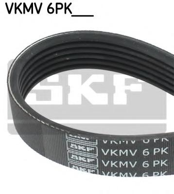 Curea transmisie cu caneluri PEUGEOT 206 hatchback (2A/C), PEUGEOT 206 SW (2E/K), OPEL CORSA D - SKF VKMV 6PK1615