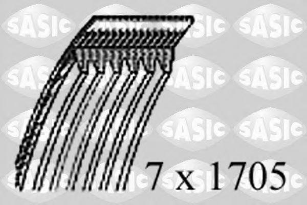 Curea transmisie cu caneluri RENAULT MEGANE II (BM0/1_, CM0/1_), RENAULT Scenic II (JM0/1_), RENAULT GRAND Scenic II (JM0/1_) - SASIC 1774060