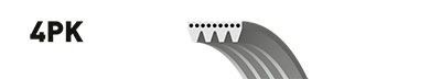 Curea transmisie cu caneluri SUBARU LEGACY IV Combi (BL, BP, B13) (2003 - 2016) GATES 4PK845 piesa NOUA