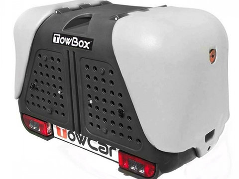 Cutie portbagaj transport animale de companie/vanatoare Towbox V2 DOG Gri