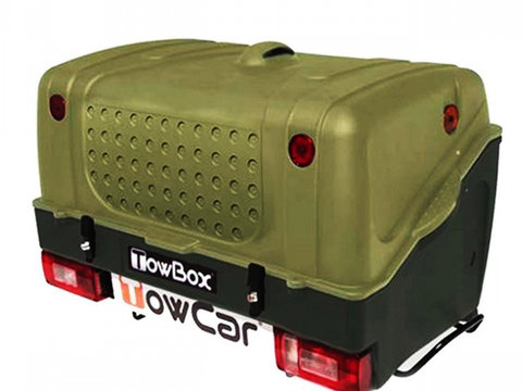 Cutie portbagaj transport diverse bagaje Towbox V1 Verde