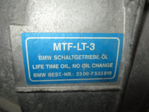 CUTIE VITEZE BMW SERIA 3 Motor 2.0 d - 6 Trepte - Fabricatie 2009