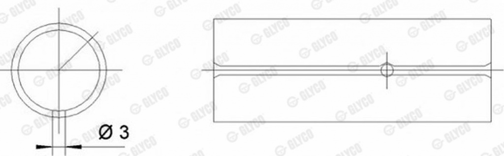 Cuzinet arbore AUDI A4 8E2 B6 GLYCO 553698SEMI