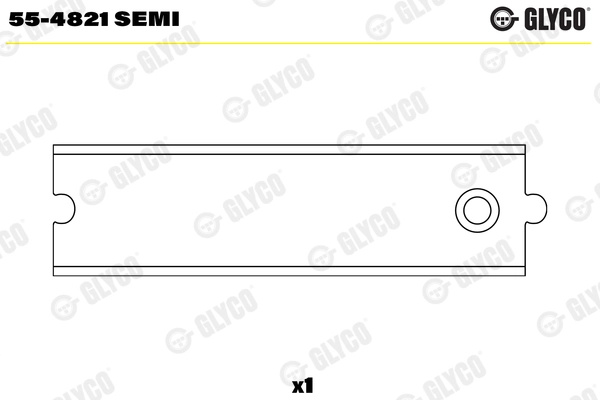 Cuzinet arbore Glyco RENAULT MEGANE II limuzina (LM0/1_) 2005-2010 - 55-4821 SEMI