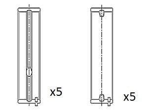 Cuzineti arbore cotit FAI AutoParts BM1031-STD