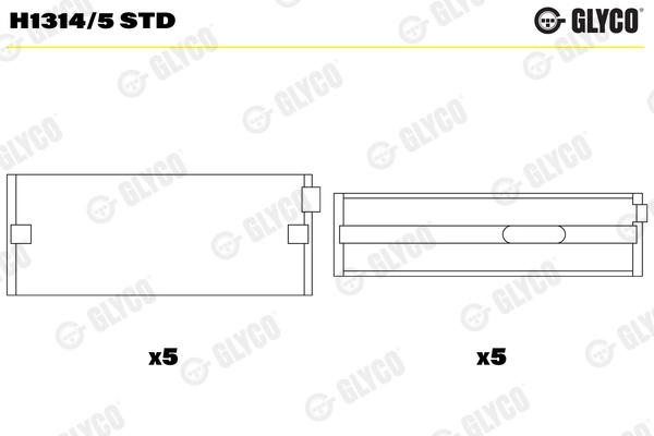 Cuzineti, arbore cotit GLYCO H1314/5STD la SKODA Y