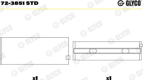 Cuzineti arbore cotit MERCEDES-BENZ ATEGO Producator GLYCO 72-3851 STD