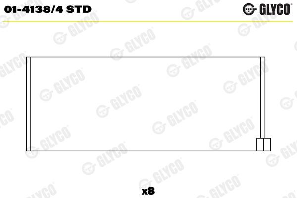 Cuzineti biela GLYCO 01-4138/4 STD