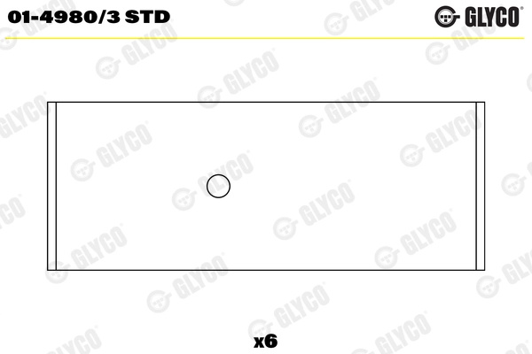 Cuzineti biela GLYCO 01-4980/3 STD