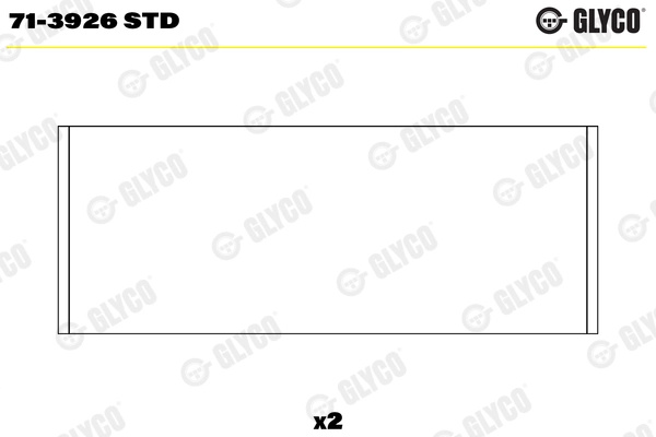 Cuzineti biela GLYCO 71-3926STD la VOLVO XC70 II VAN (136) D 5244 T17 2400cc 163cp 120kW 2013 2014 2015 2016