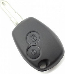 Dacia / Renault - Carcasa cheie cu 2 butoane si su