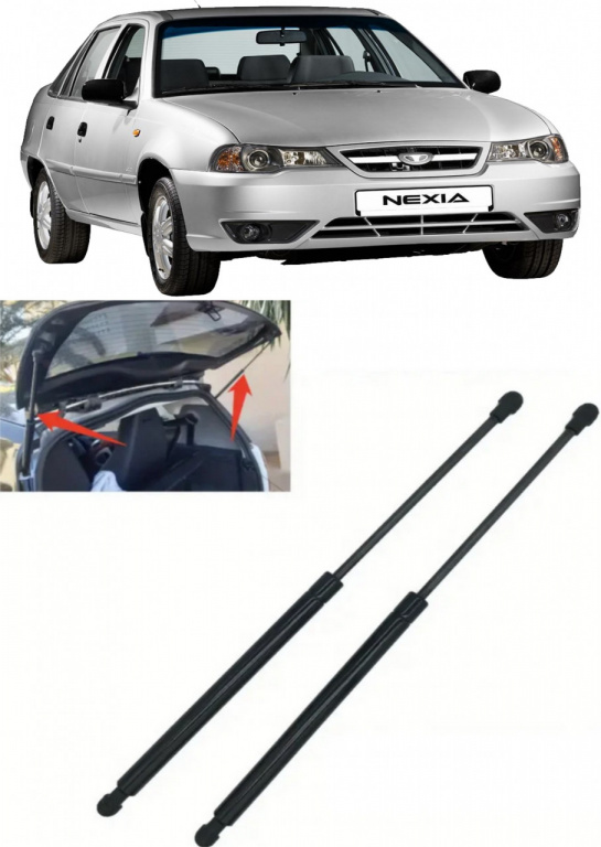 Daewoo Nexia Set 2 amortizoare pentru portbagaj / haion Krosno compatibil cu Daewoo Nexia Hatchback fabricat intre 1995-1997 KR21092*2