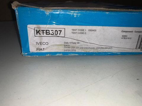 DAYCO KTB307 Set curea de distributie - FIAT / IVECO / OPEL / RENAULT