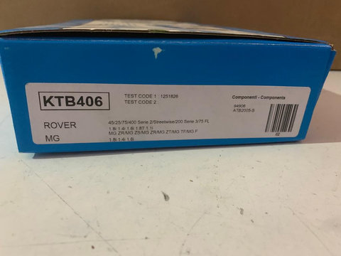 DAYCO KTB406 Set curea de distributie - LAND ROVER / MG / ROVER