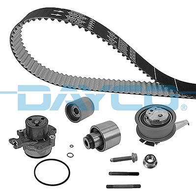 DAYCO Set pompa apa + curea dintata KTBWP11922 se potriveste la SKODA OCTAVIA III Combi (5E5, 5E6) CLHB; DDYB; CXXA 1598cc 90cp 66kW 2012 2013 2014 2015 2016 2017 2018 2019 2020