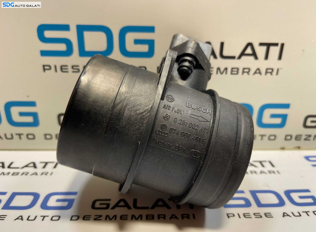 Debitmetru Aer Volkswagen Sharan 2.0 TDI BRT BVH 2001 - 2010 Cod 074906461B 0281002461 [2168]