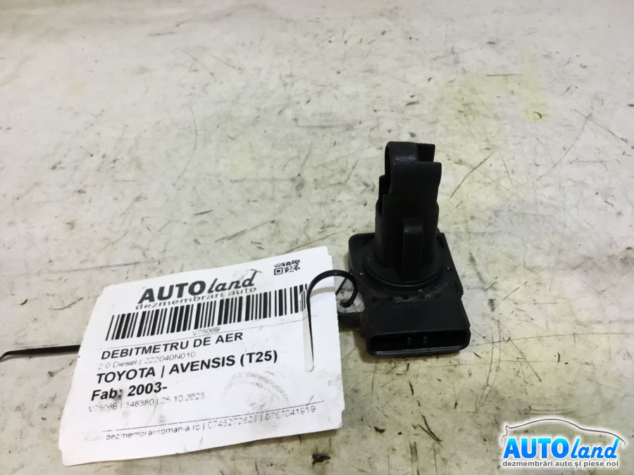 Debitmetru de Aer 222040n010 2.0 Diesel Toyota AVENSIS T25 2003