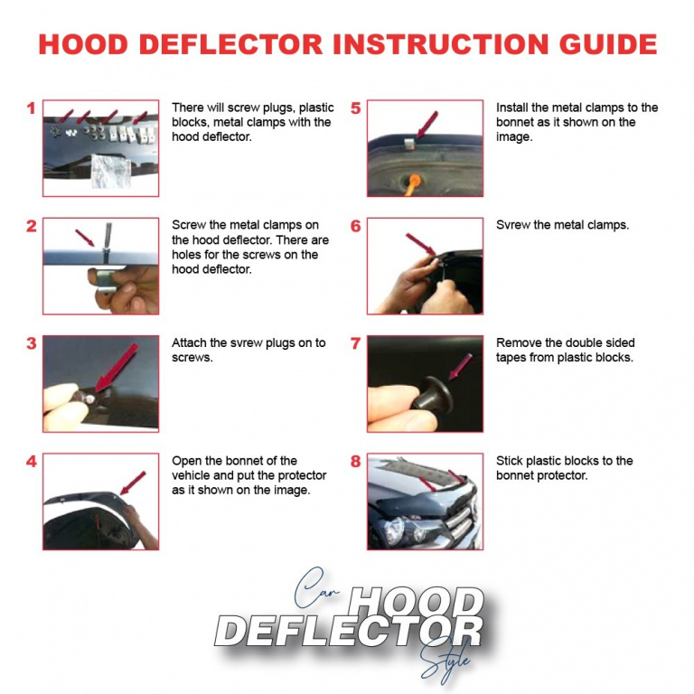Deflector capota FORD Custom 2018-> ( 17