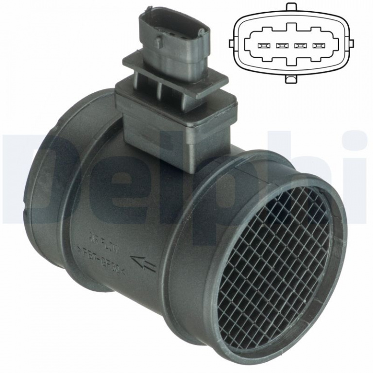 DELPHI senzor debit aer AF10400-12B1 pentru JEEP RENEGADE VAN (BU, B1) 2014 2015 2016 2017 2018 2019