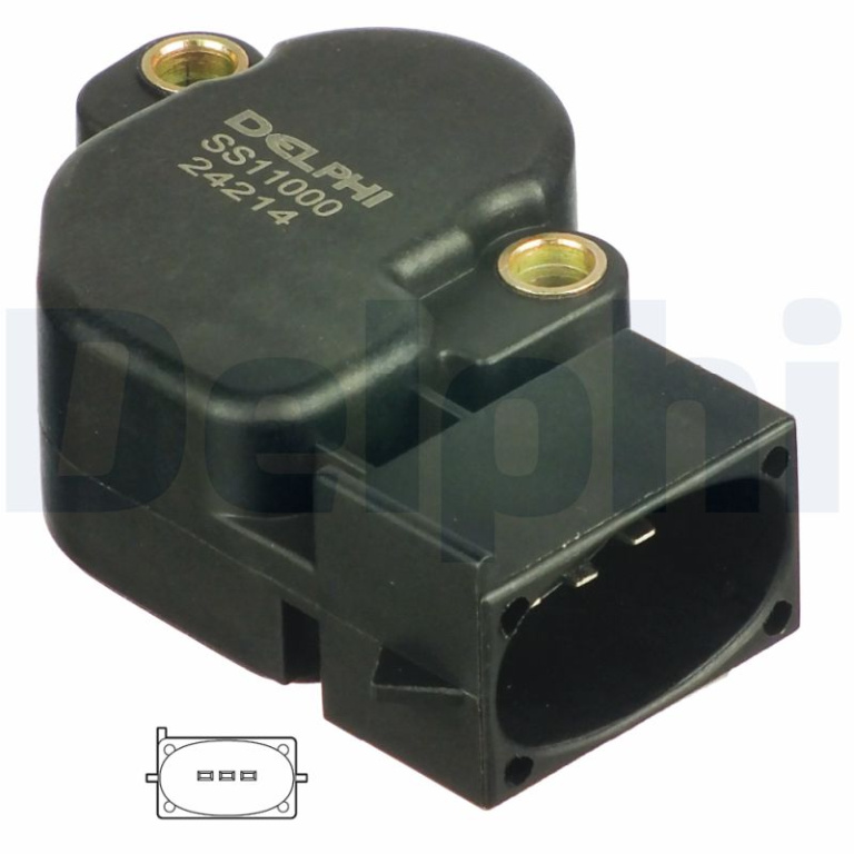 DELPHI Senzor, pozitie clapeta acceleratie SS11000-12B1 pentru masina FORD MONDEO I Turnier (BNP) 1993 1994 1995 1996