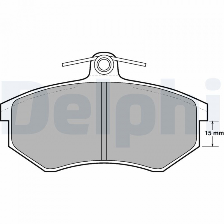 DELPHI set placute frana,frana disc LP429 model VW GOLF IV Cabriolet (1E7) 1998 1999 2000 2001 2002