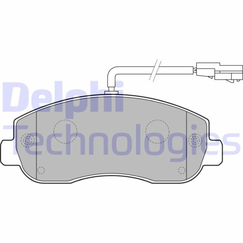 DELPHI set placute frana,frana disc