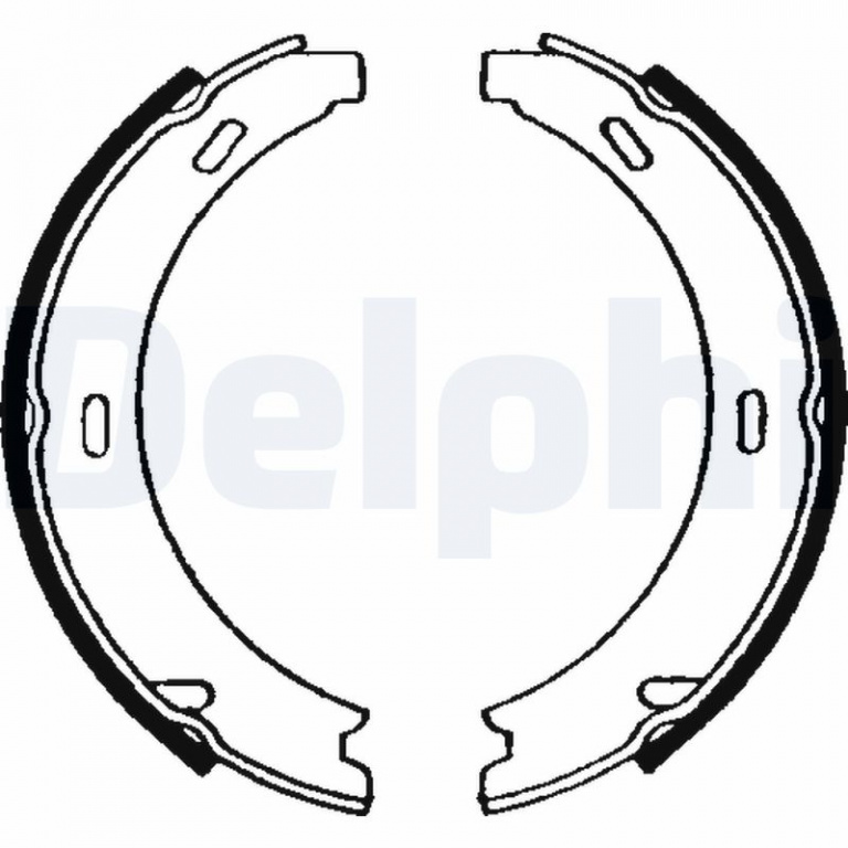 DELPHI Set saboti frana, frana de mana LS1637 pentru masina MERCEDES-BENZ SLK (R170) 1996 1997 1998 1999 2000 2001 2002 2003 2004