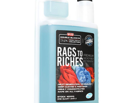 Detergent pentru spalarea lavetelor de microfibra Rags to Riches P&S 946ml
