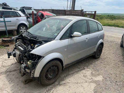 Dezmembram Audi A2 8Z [1999 - 2005] Hatchback 5-usi 1.4 MT (75 hp) Dezmembrez Audi A2,motor 1.4 MPI,55kw 16v,cod motor BBY,cutie manuala in 5 trepte cod GRZ,culoare gri cod LY7W caroserie SPACE FRAM ASF