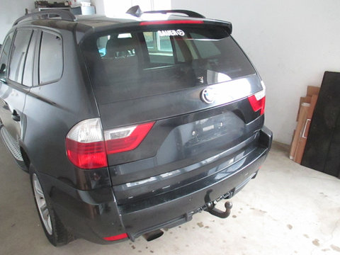 Dezmembram BMW X3 E83 2.0 D facelift 110kw 150cp M47N2 4x4 culoare 475 negru piele navi 2008 2009 2010 2011