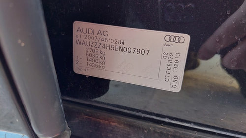 Dezmembrez Audi A8 D4 4H facelift 4.2 V8