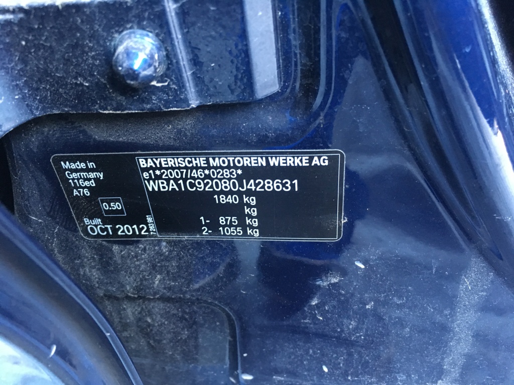 Dezmembrez BMW Seria 1 F20 F21 2013 HATC