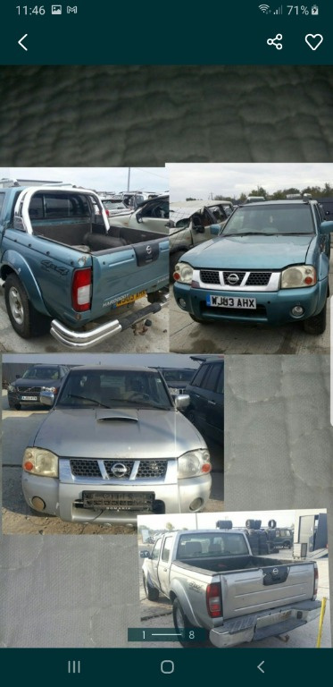 Dezmembrez nissan navara d22 orice motorizare