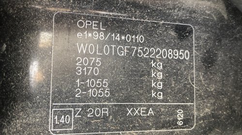 Dezmembrez Opel zafira A 2.0DTI 16V typ 