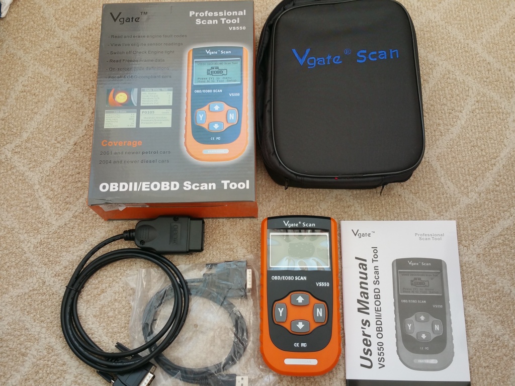 Diagnoza universala Vgate VS550 , model 2016 , masini CAN EOBD ODB II