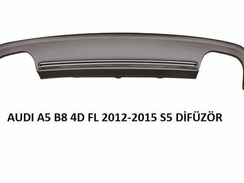 Difuzor bara spate AUDI A5 B8 SEDAN FL S5 (produs importat 2013-2016) - nou