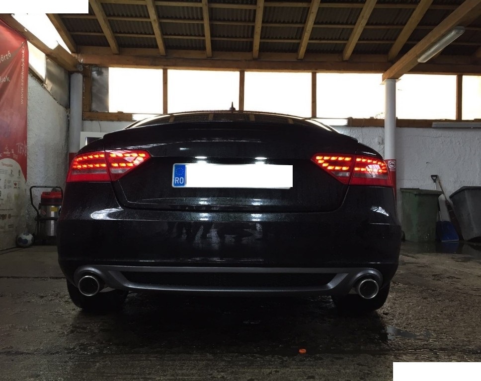 Difuzor bara spate Audi A5 Sportback S line 2009-2012 v1