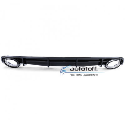 Difuzor bara spate Audi A6 4G C7 (14-18) Negru luc