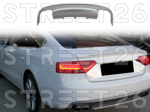 Difuzor Bara Spate Compatibil Cu Audi A5 8T Facelift Sportback Standard (2012-2016) S5 Design