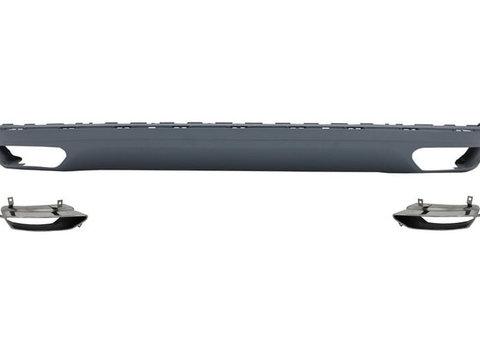 Difuzor bara spate cu Ornamente tobe compatibil cu AUDI A8 D4 (2010-2017) W12 Design