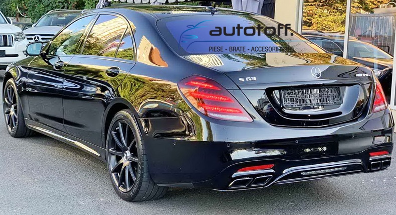 Difuzor bara spate Mercedes W222 S-Class Facelift (17-20) S63 Design