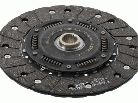 Disc ambreiaj AUDI A4 (8E2, B6) (2000 - 2004) SACHS 1878 001 193