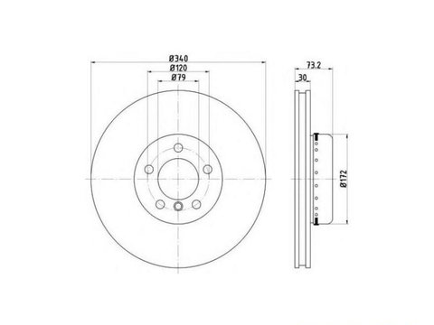 Disc de frana BMW 3 Touring (F31) 2011-2016 #2 150290320