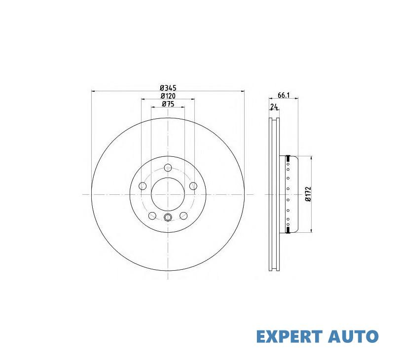 Disc de frana BMW BMW 1 (F21) 2011-2016 #2 34206797605