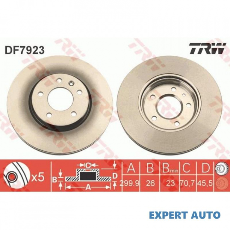 Disc de frana Opel ZAFIRA TOURER C (P12) 2011-2016 #3 0986479644