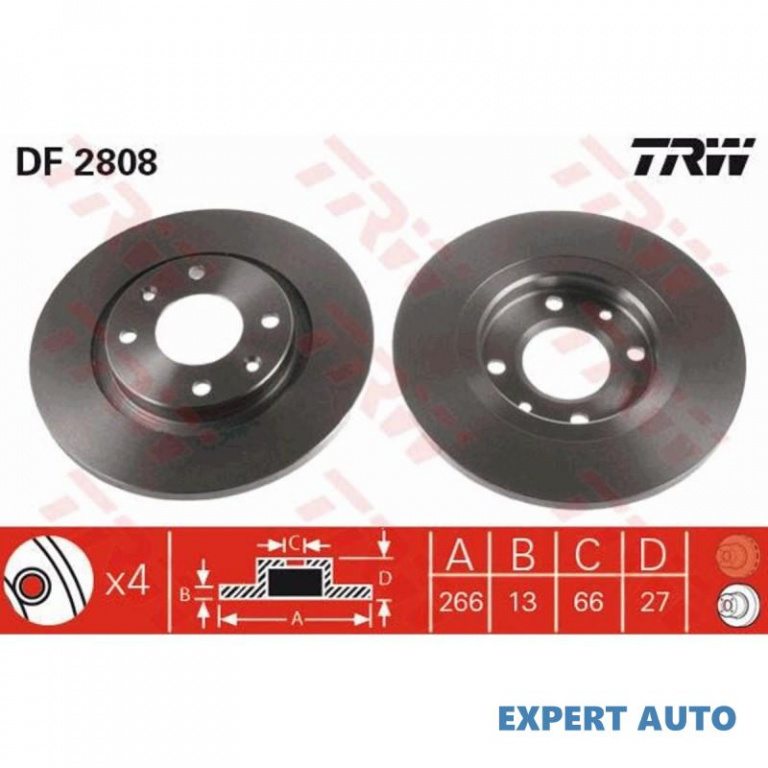 Disc de frana Peugeot 301 2012-2016 #8 00004246R4