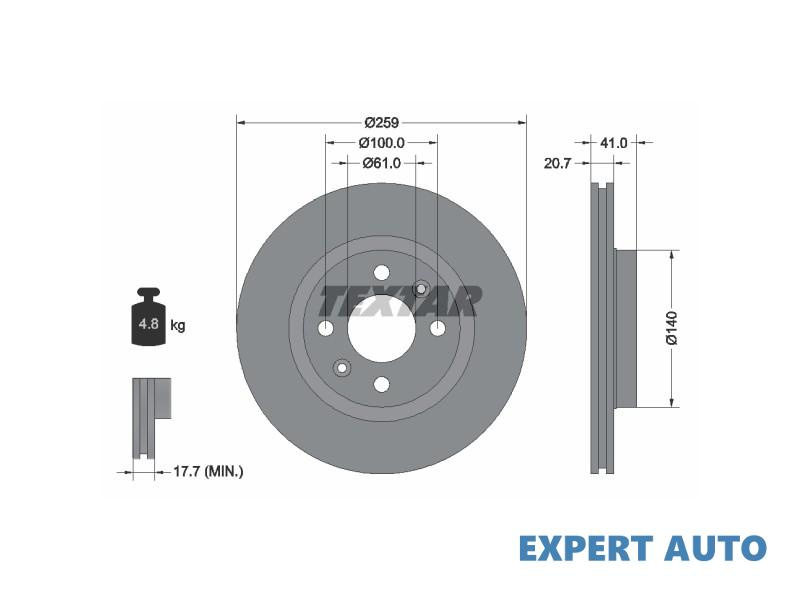 Disc de frana Renault CLIO II caroserie (SB0/1/2_) 1998-2016 #3 09534910